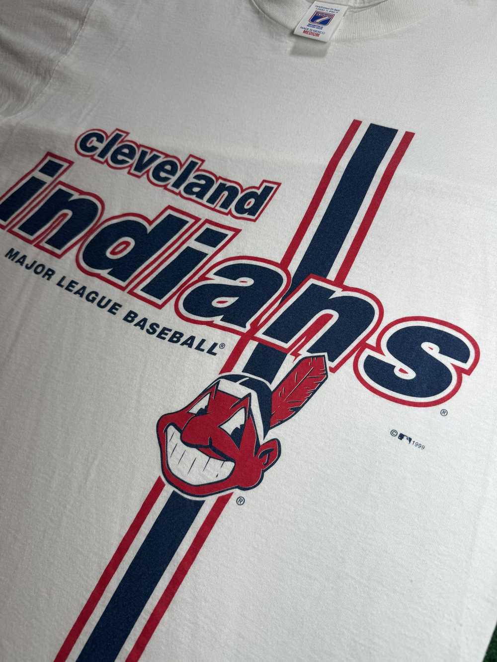 Logo 7 × Vintage VTG 90s Cleveland Indians Logo 7… - image 3