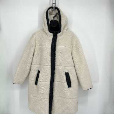 Levi's Levi's Hooded Faux Shearling Parka Sherpa … - image 1