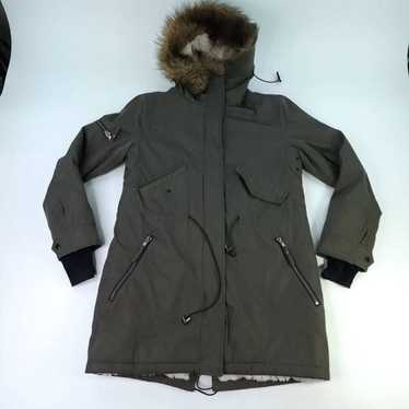 S13/NYC Women Trapper Jacket Parka Size L Drawstri