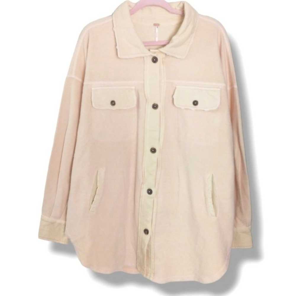 NWOT Free People Ruby Shacket in Cream Soda $128 - image 2