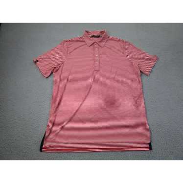 Ralph Lauren RLX Shirt Mens XL Red Stripes Golf P… - image 1