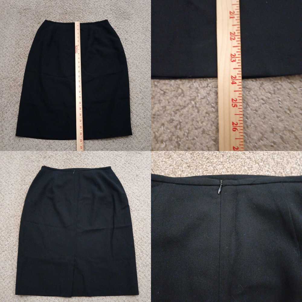 Evan Picone Evan Picone Skirt Size 10 Black Knee … - image 4