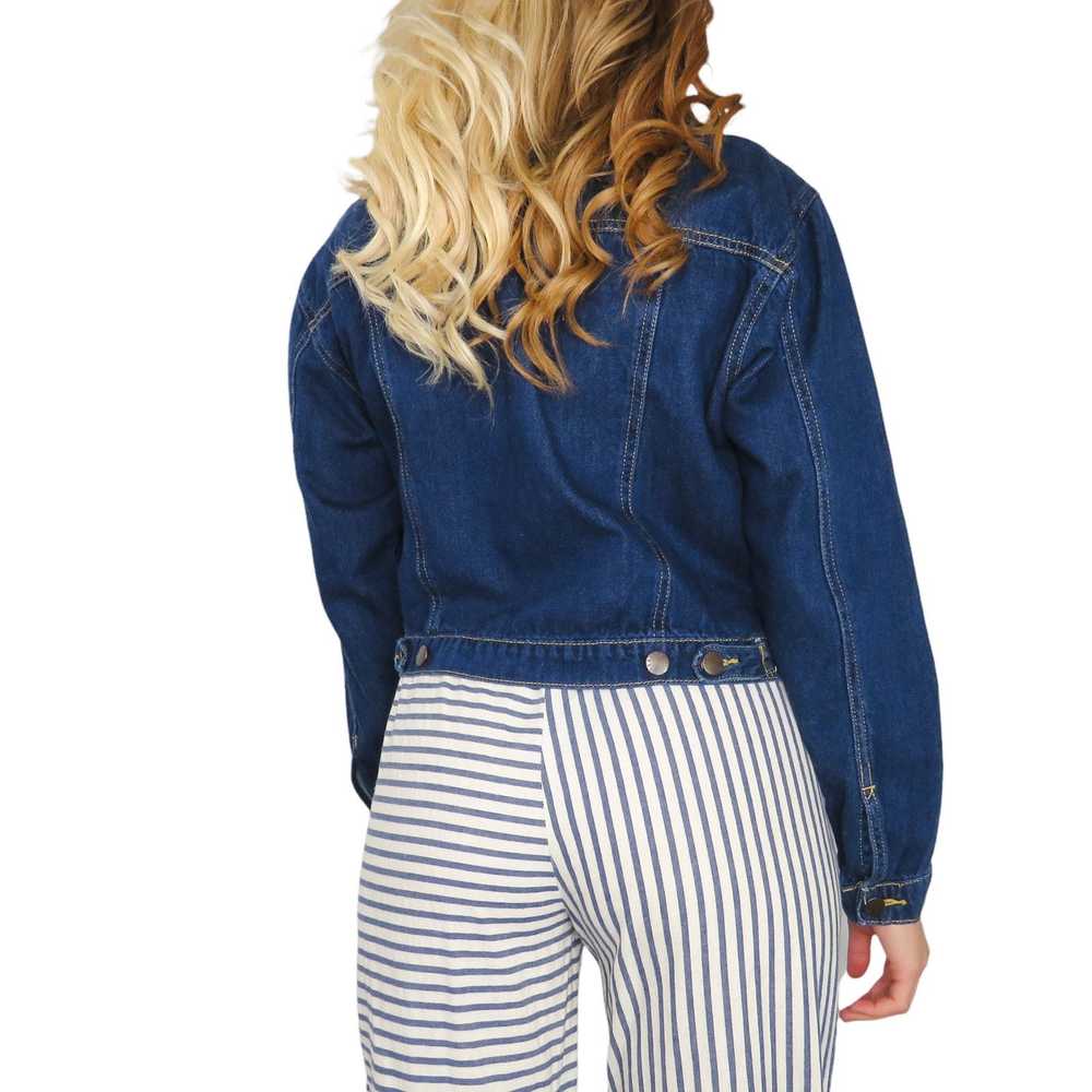 Forever 21 F21 Denim Jean Jacket Size Medium Clas… - image 7