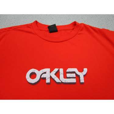 Oakley Oakley Shirt Mens XL Orange T-Shirt Center… - image 1