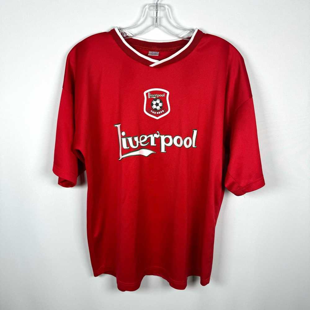 Liverpool Vintage Liverpool Red Jersey England Re… - image 1