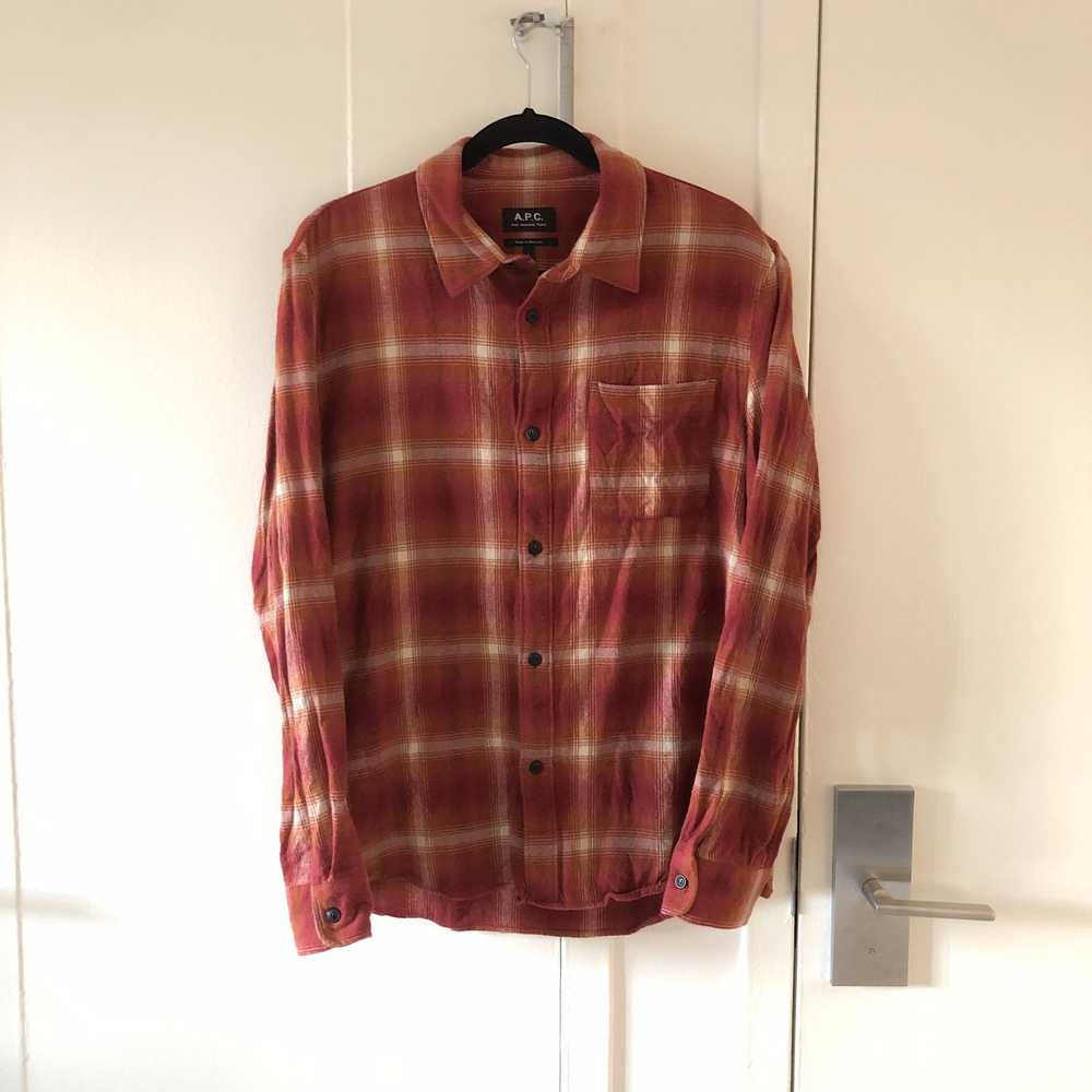 A.P.C. A.P.C Shadow Plaid Wool Flannel - image 1