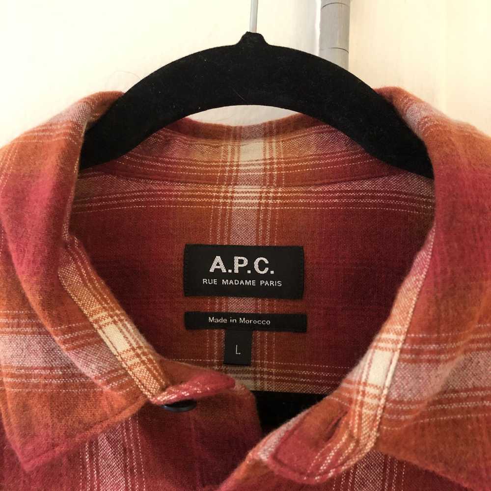 A.P.C. A.P.C Shadow Plaid Wool Flannel - image 3