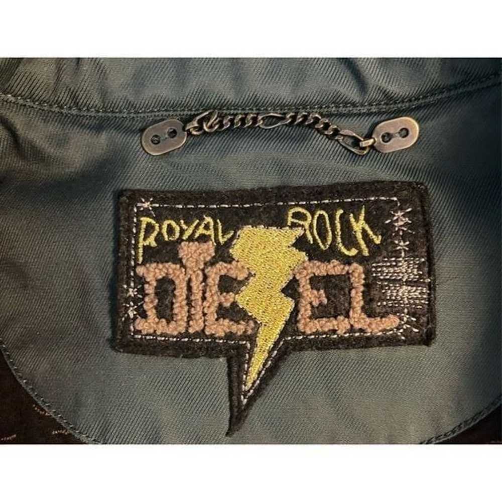Diesel Royal Rock denim Peacoat jacket - image 12