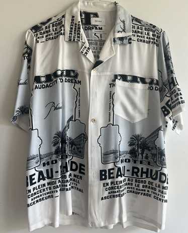 Rhude Rhude Collard Shirt Black & White