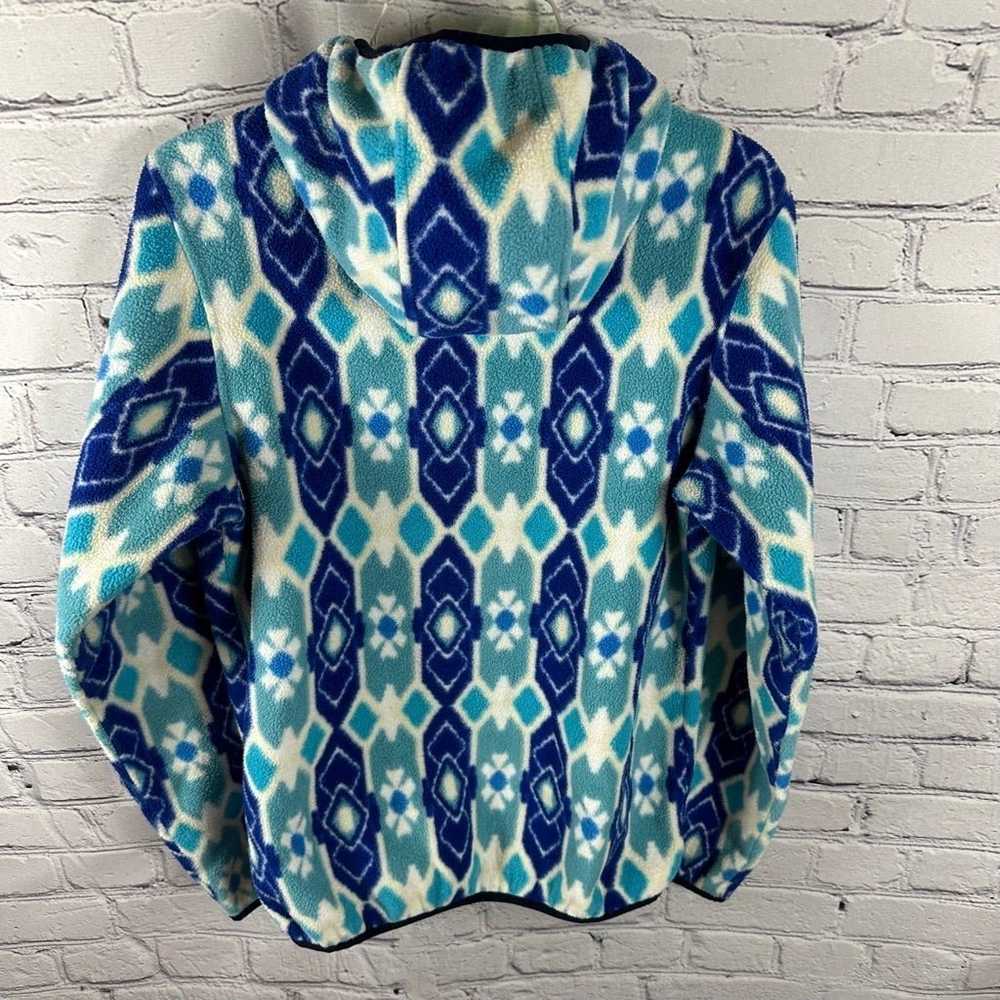 Patagonia Synchilla Patterned Snap-T Hooded Jacke… - image 2
