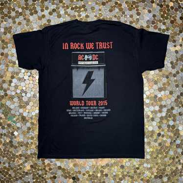 Ac/Dc × Fruit Of The Loom ACDC Rock band Tour T-s… - image 1