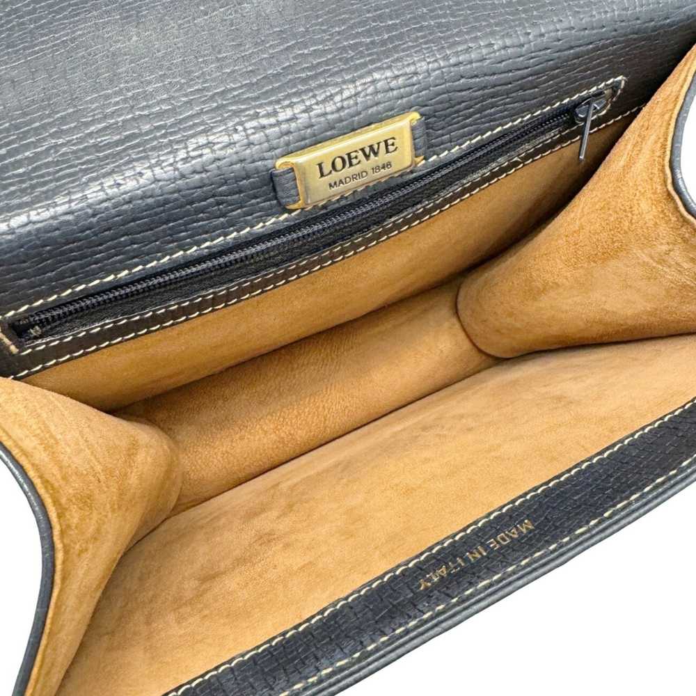 Loewe LOEWE Barcelona handbag, leather, navy, for… - image 12