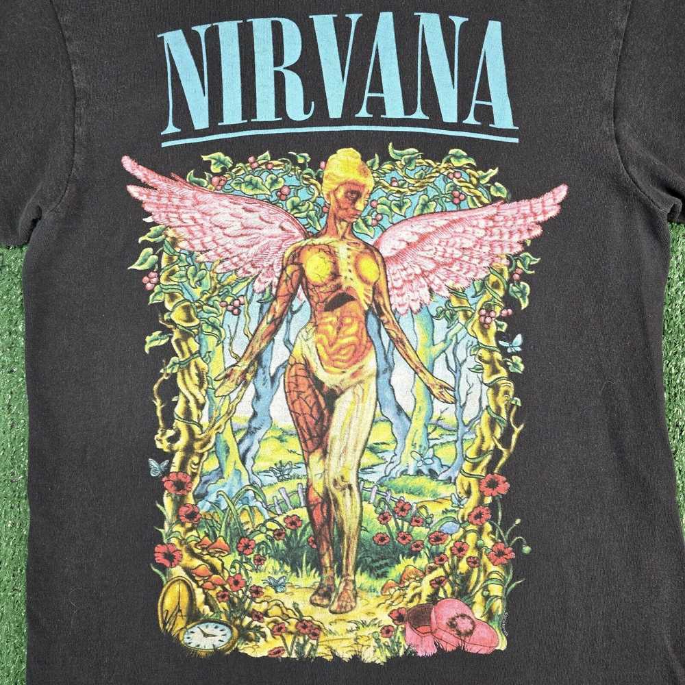 Delta Nirvana In Utero 2016 Black Shirt Size Smal… - image 3