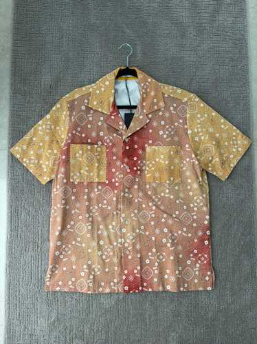 Rhude Bandana Print S/S Button Down Shirt NWT