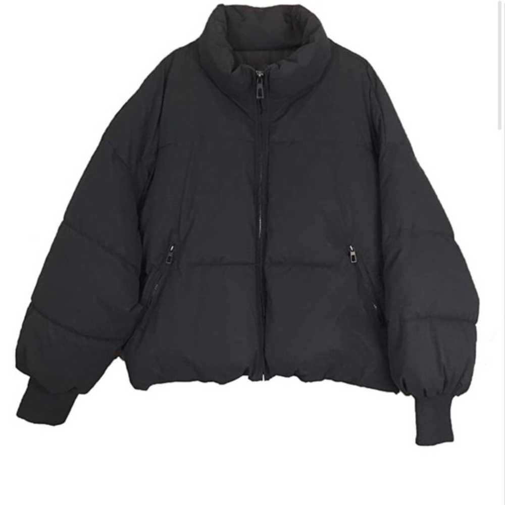 Zara oversized puffer black jacket Bloggers favor… - image 2