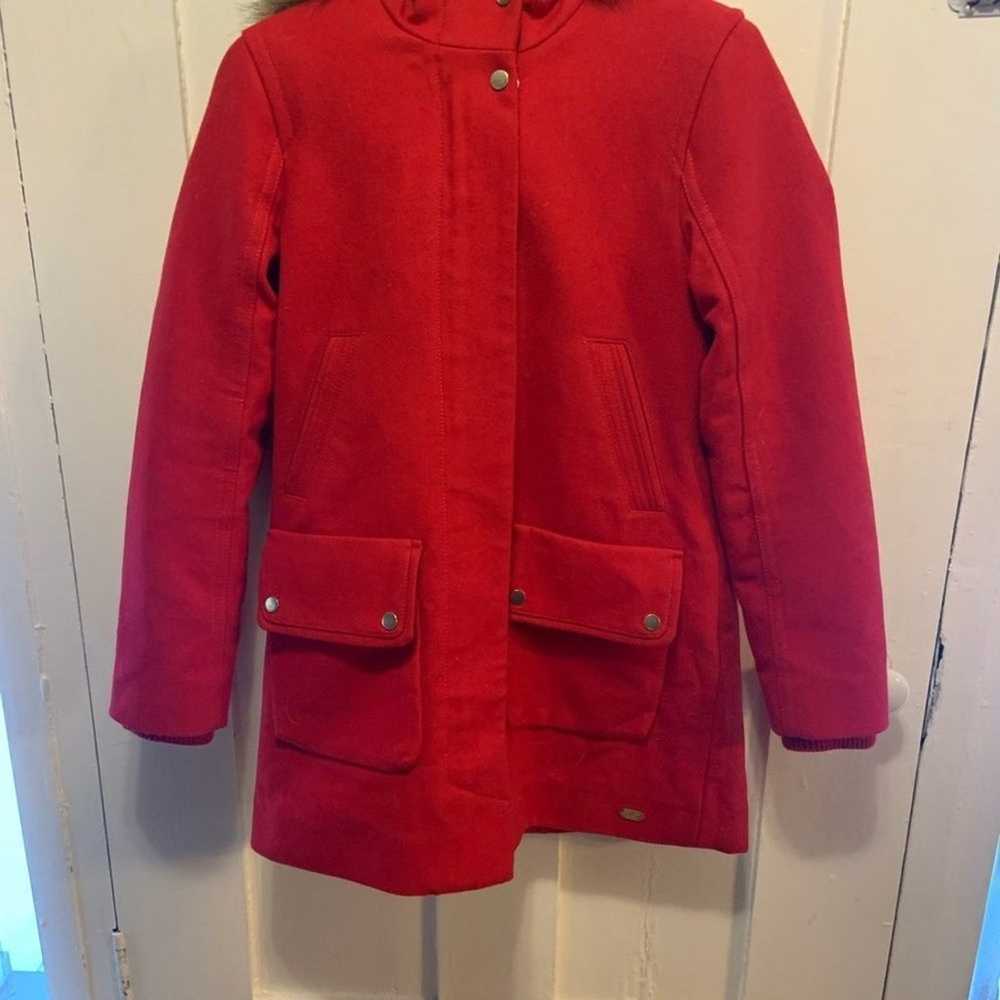 Abercrombie & Fitch heritage wool red jacket coat… - image 12