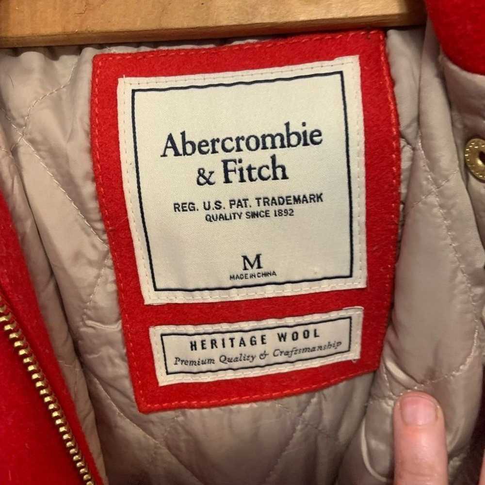 Abercrombie & Fitch heritage wool red jacket coat… - image 7