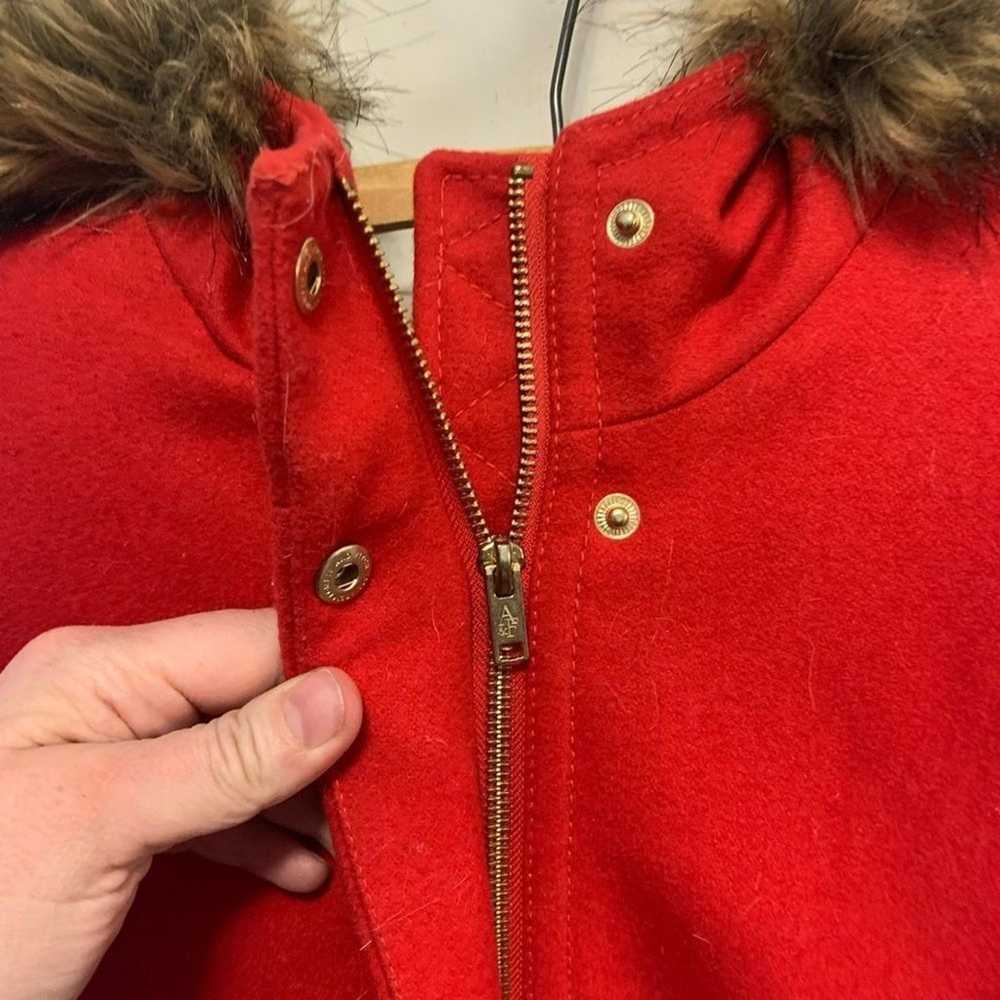 Abercrombie & Fitch heritage wool red jacket coat… - image 8