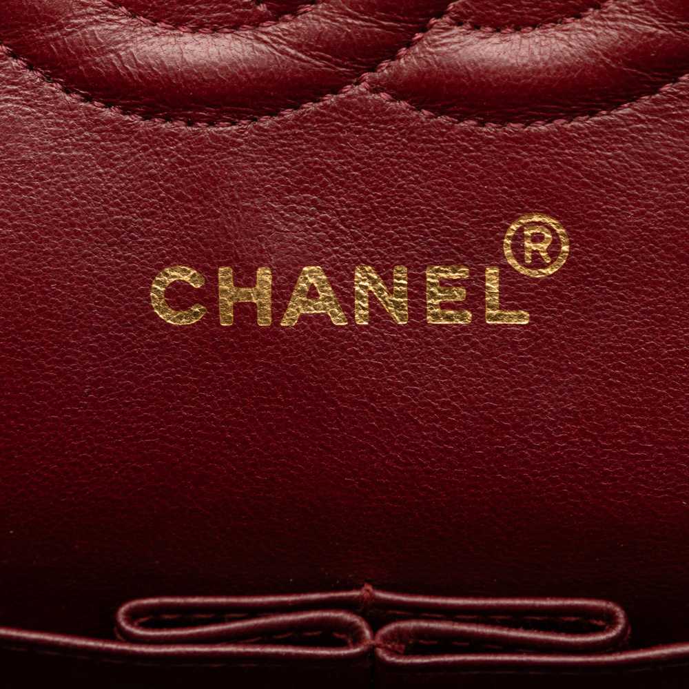 Black Chanel Medium Classic Lambskin Double Flap … - image 6
