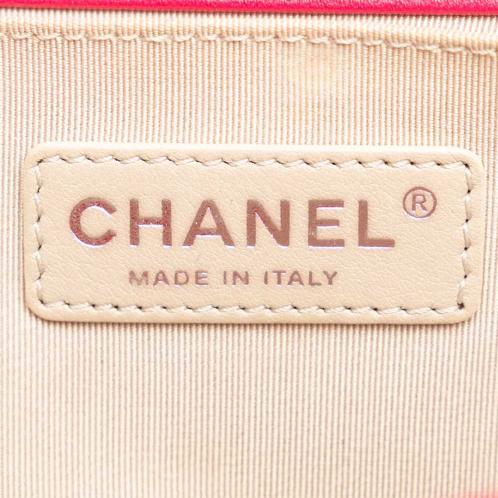 Pink Chanel Medium Lambskin Boy Flap Crossbody Bag - image 6