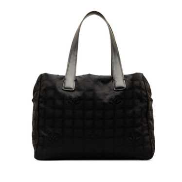 Black Chanel New Travel Line Tote - image 1