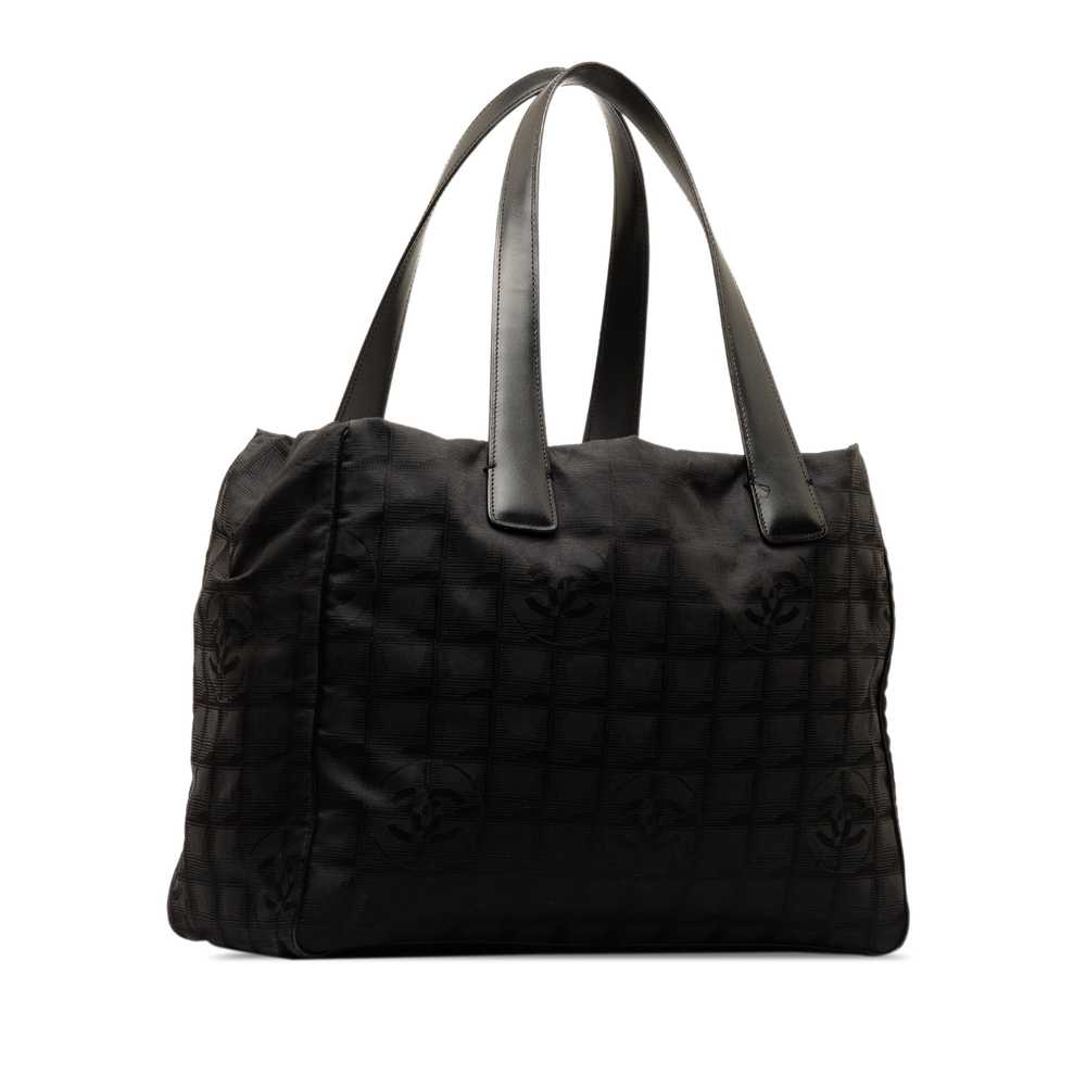 Black Chanel New Travel Line Tote - image 2