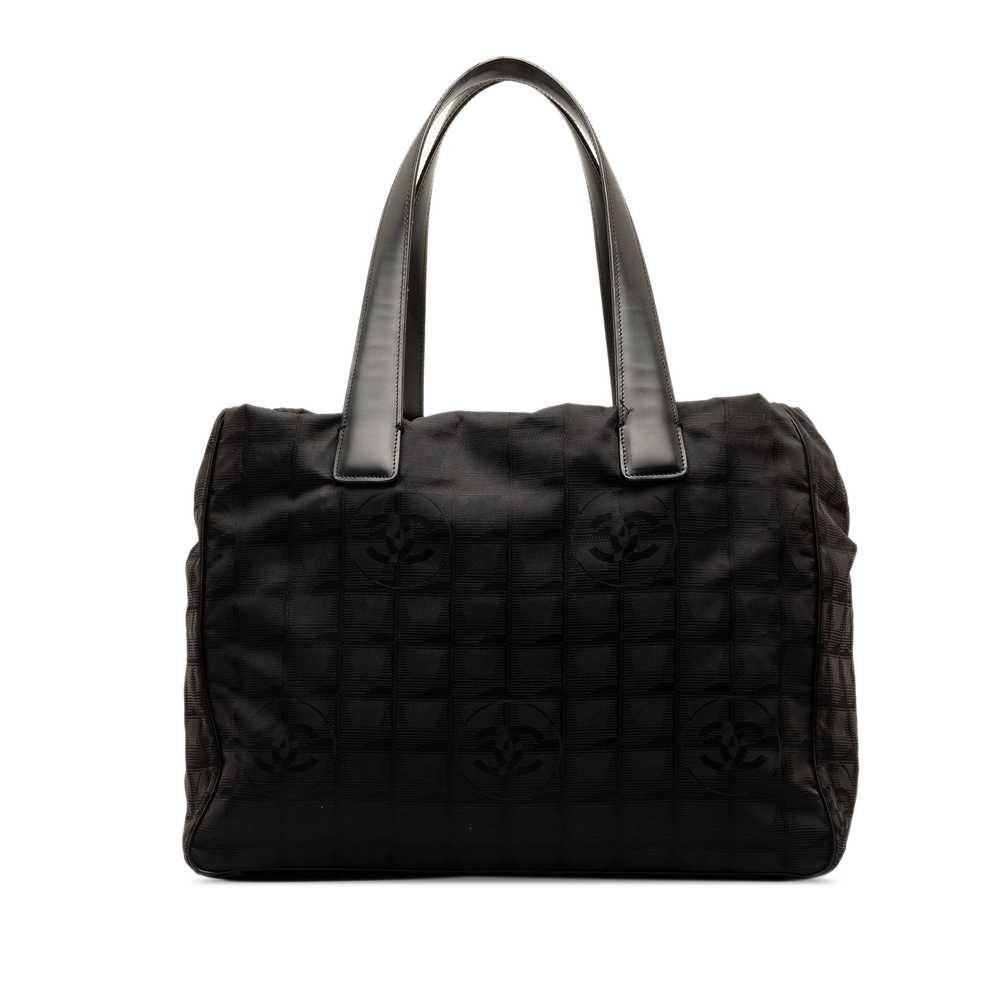 Black Chanel New Travel Line Tote - image 3