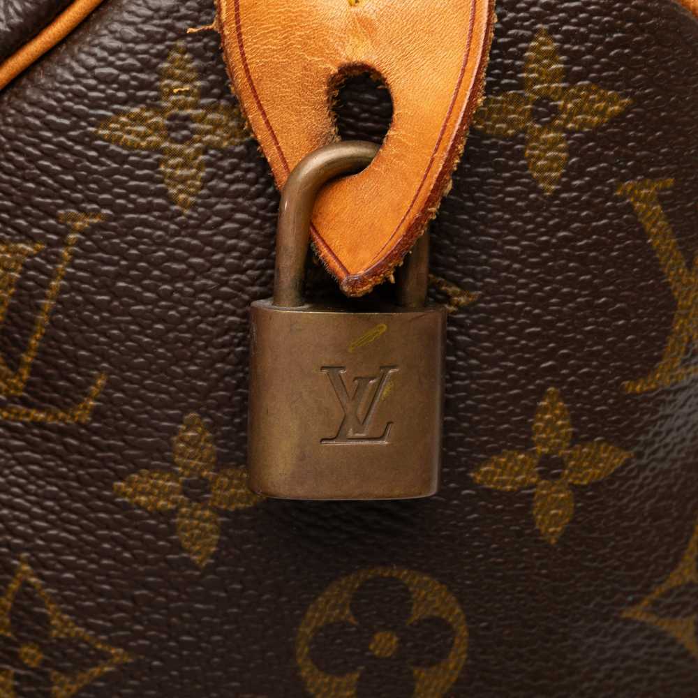 Brown Louis Vuitton Monogram Speedy 25 Boston Bag - image 8