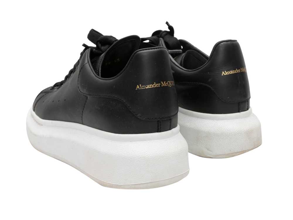 Black & White Alexander McQueen Platform Sneakers… - image 4