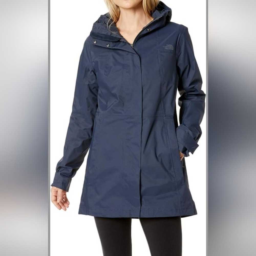 The North Face NEW Navy City Midi Trench Spring R… - image 1