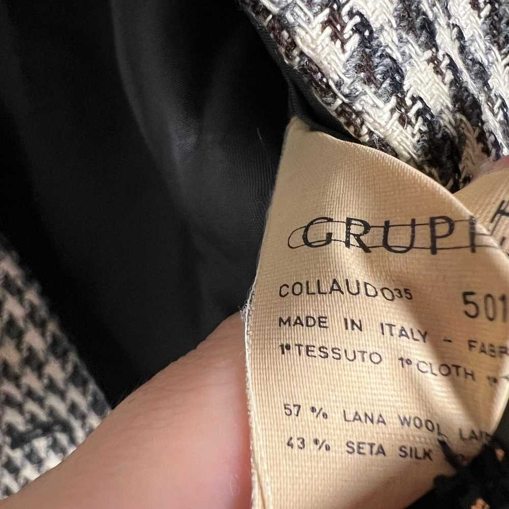 Giorgio Armani Vintage Checkered Houndstooth Wool… - image 11