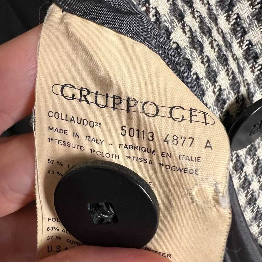 Giorgio Armani Vintage Checkered Houndstooth Wool… - image 12
