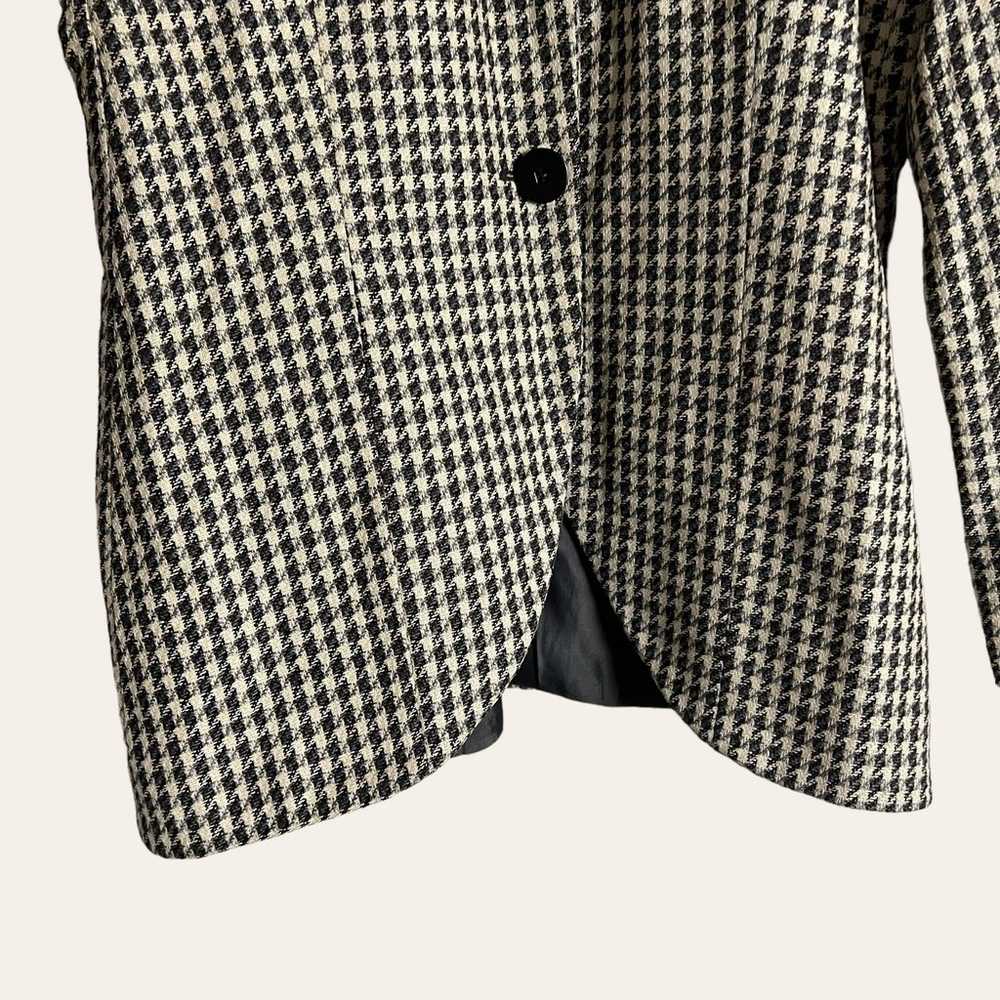 Giorgio Armani Vintage Checkered Houndstooth Wool… - image 3