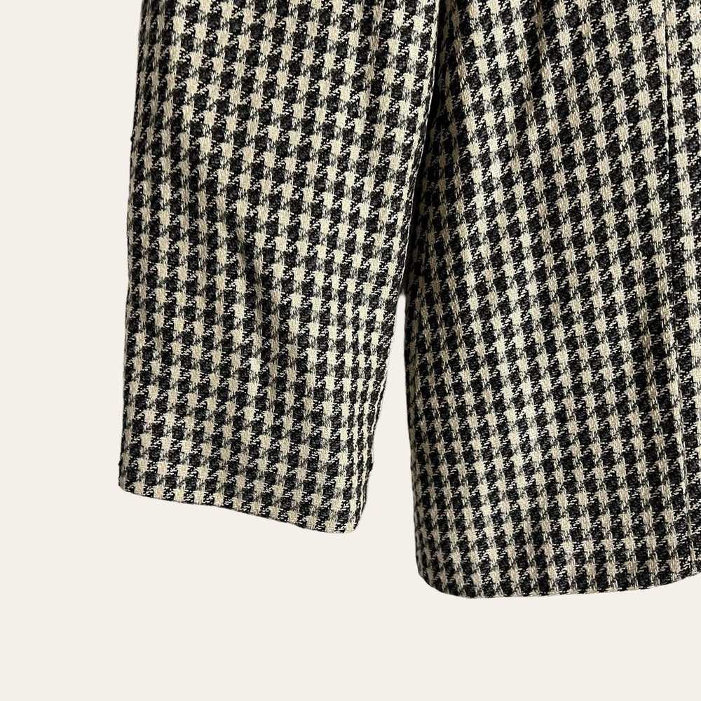 Giorgio Armani Vintage Checkered Houndstooth Wool… - image 4