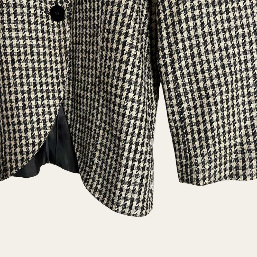 Giorgio Armani Vintage Checkered Houndstooth Wool… - image 5