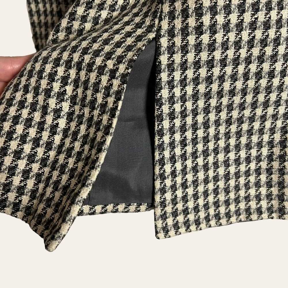 Giorgio Armani Vintage Checkered Houndstooth Wool… - image 8