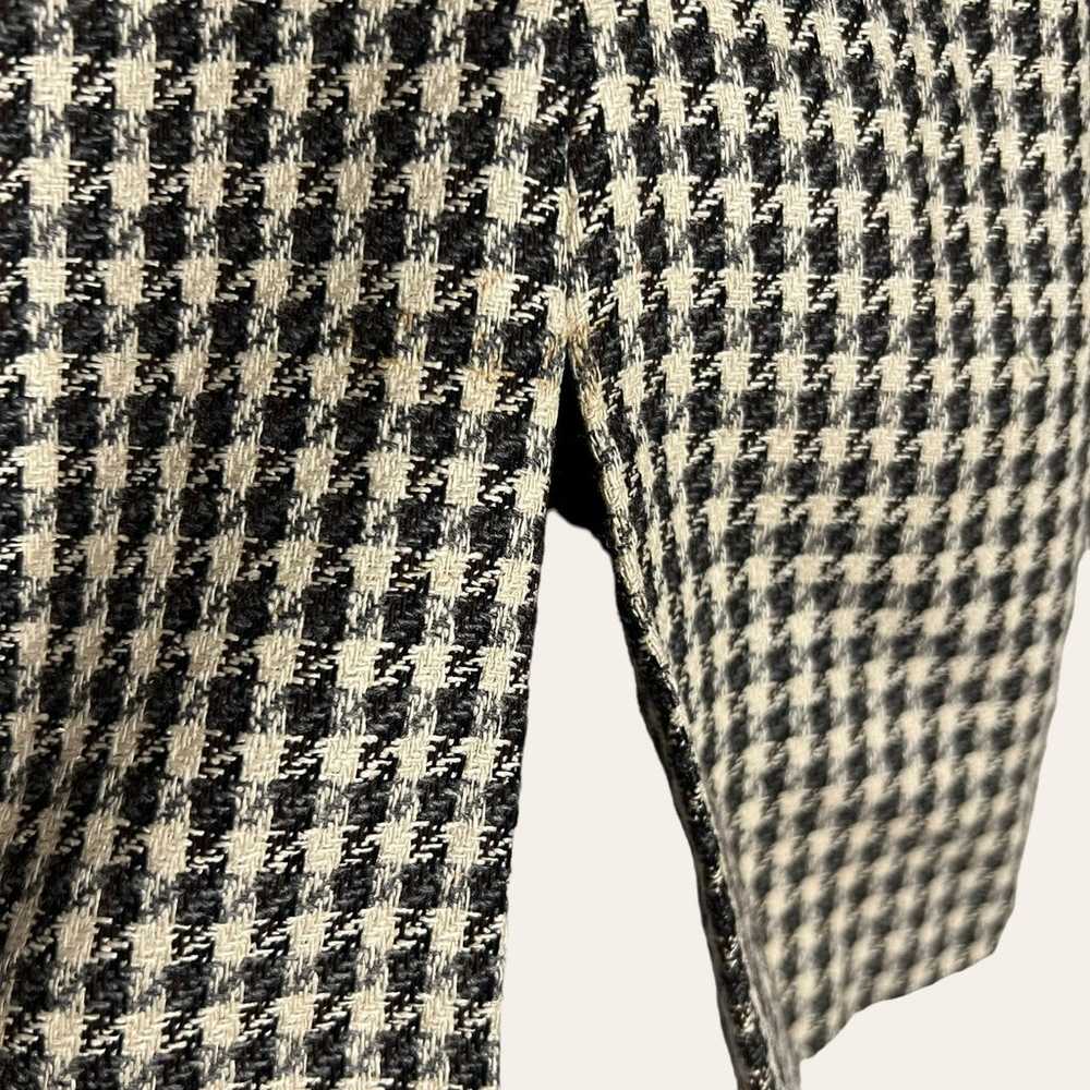 Giorgio Armani Vintage Checkered Houndstooth Wool… - image 9