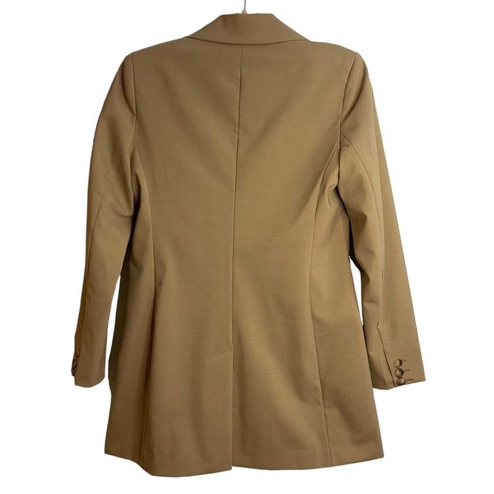 Iris + Ink Dylan Camel Tan Double Breasted Blazer - image 3