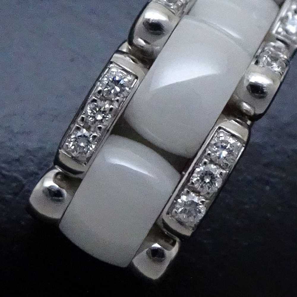Chanel Chanel Ultra Ring Diamond #51 K18WG White … - image 4