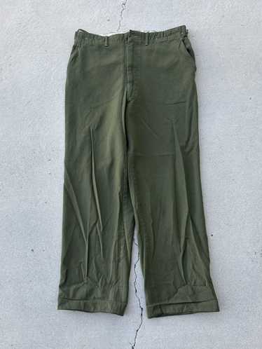 Military × Vintage Vintage 50s Wool Military Pant - image 1