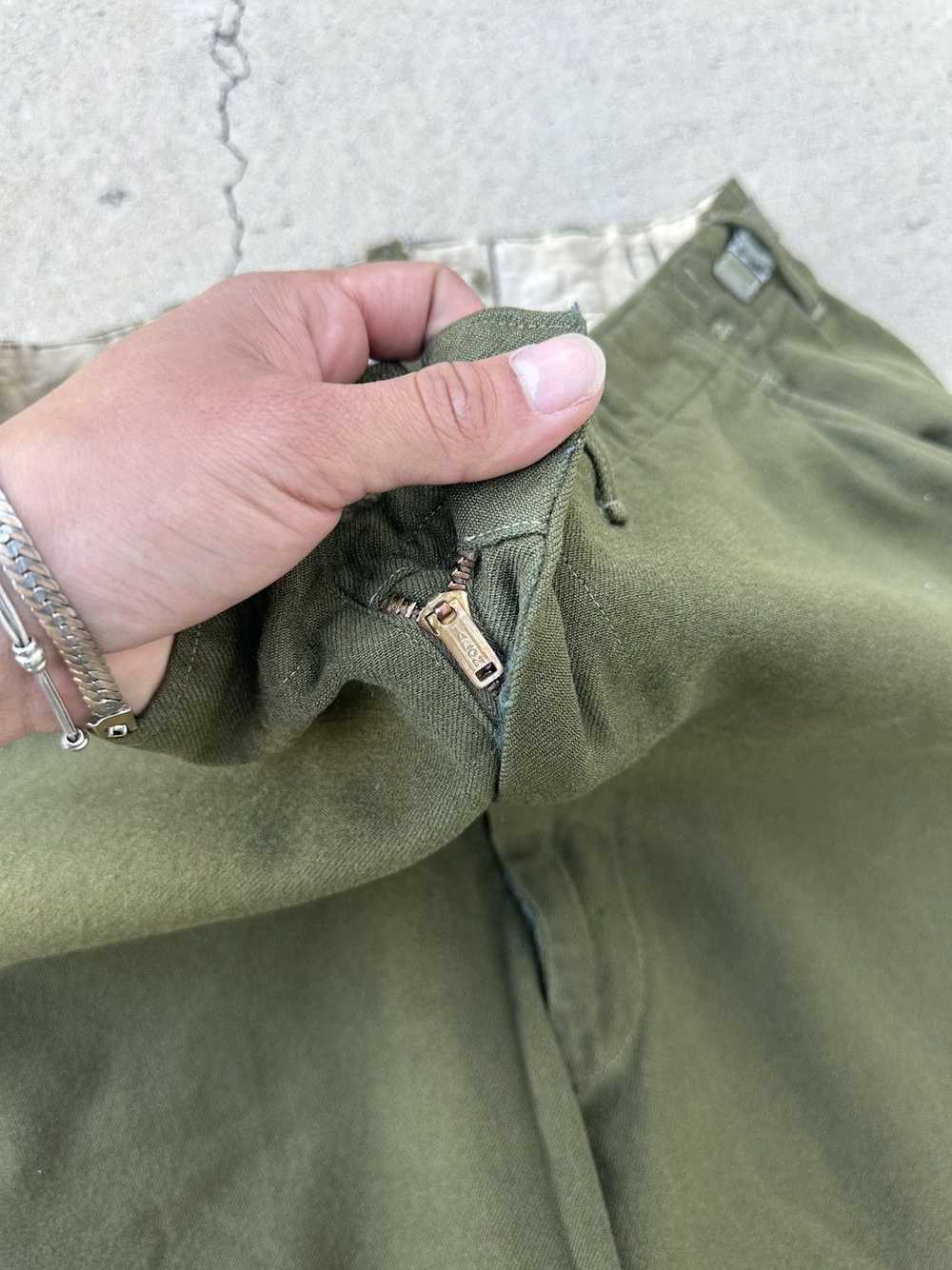 Military × Vintage Vintage 50s Wool Military Pant - image 3