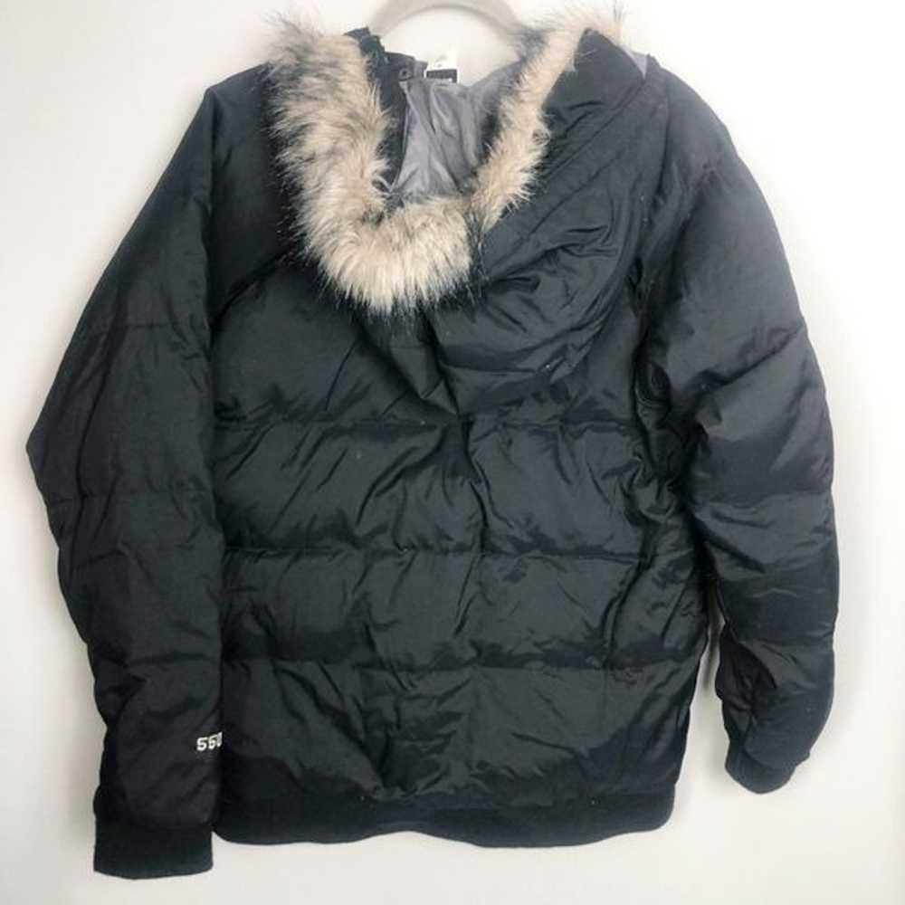 THE NORTH FACE | Black 550 Puffer Coat Fur Detach… - image 10