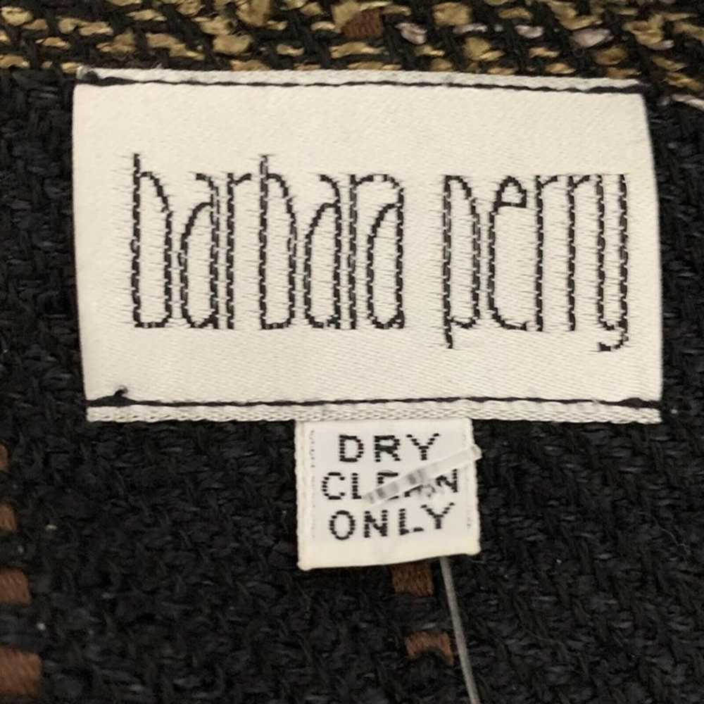 Barbara Perry Shirt Jacket Button Up Shoulder Pad… - image 3