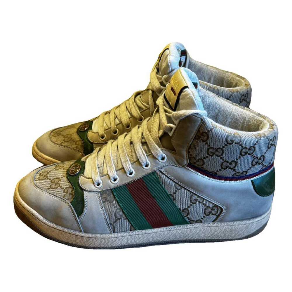 Gucci Screener leather high trainers - image 1