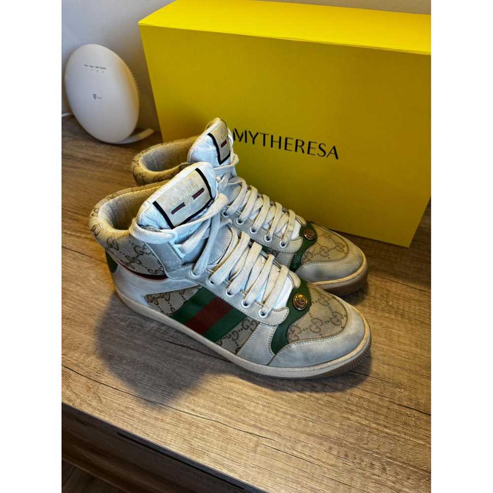 Gucci Screener leather high trainers - image 8