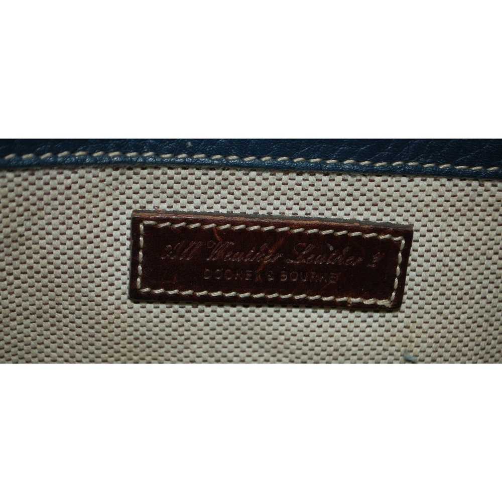 Dooney and Bourke Y2K Shoulder Bag Zip Top Blue B… - image 5
