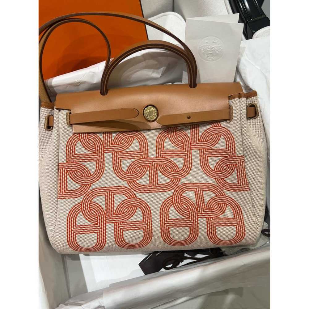 Hermès Herbag cloth handbag - image 2