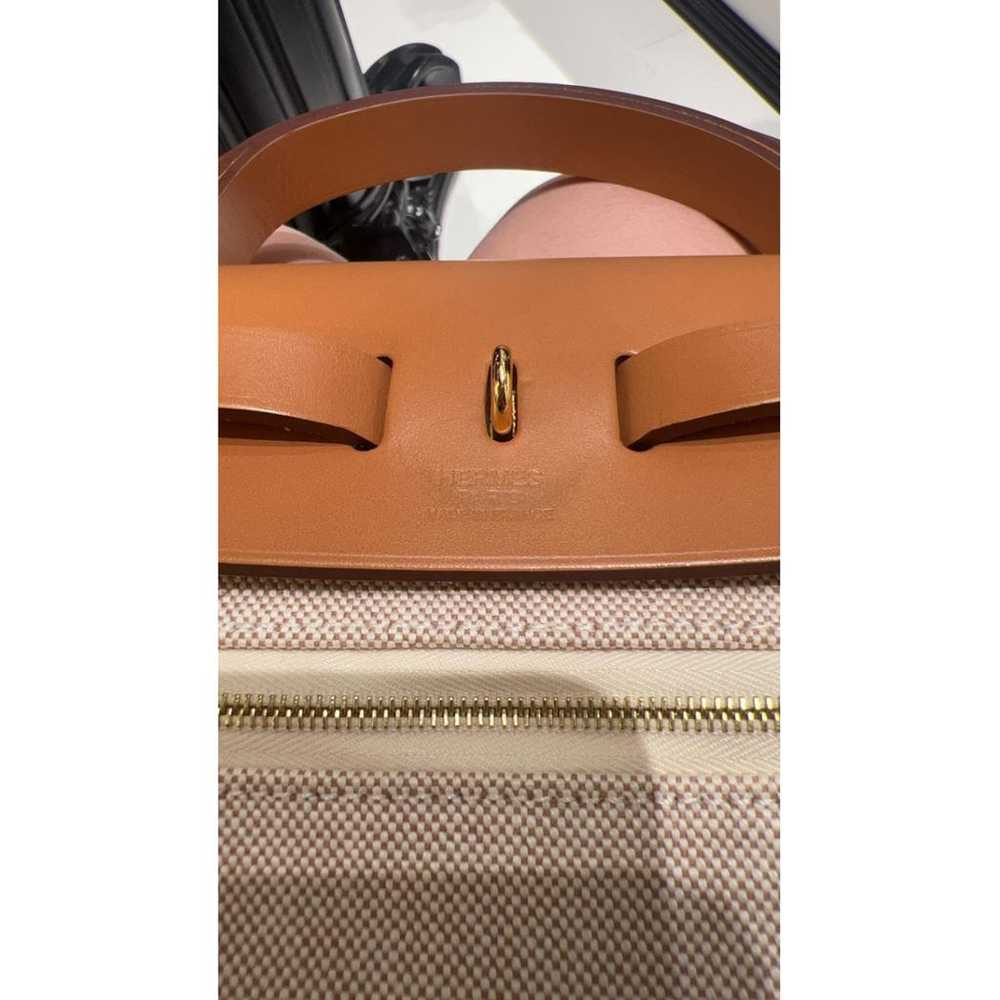 Hermès Herbag cloth handbag - image 3