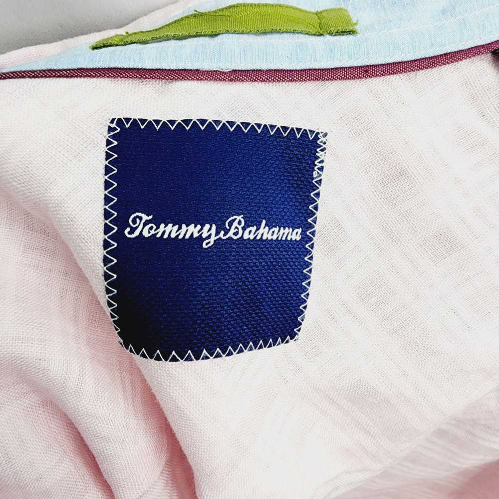 Tommy Bahama Tommy Bahama Pink Linen Blend Button… - image 2