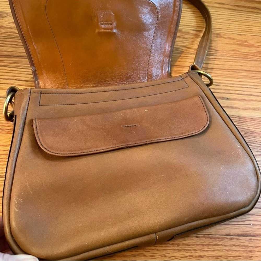 Vintage Bruce Currie Leather Guild Shoulder Bag - image 9